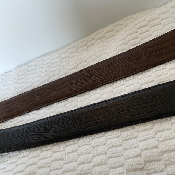 Pierre Cardin Reversible Belt Size 40 Unisex Brown/Black - Picture 13 of 15